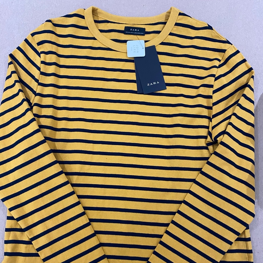 Zara long sleeve stripe T